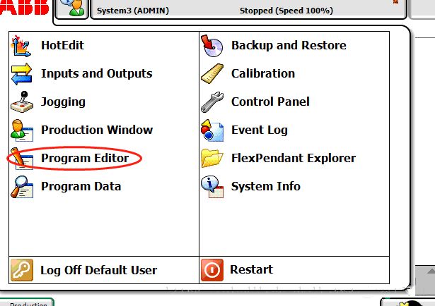 ABB機器人編程指令創(chuàng)建 ABB機器人編程指令創(chuàng)建